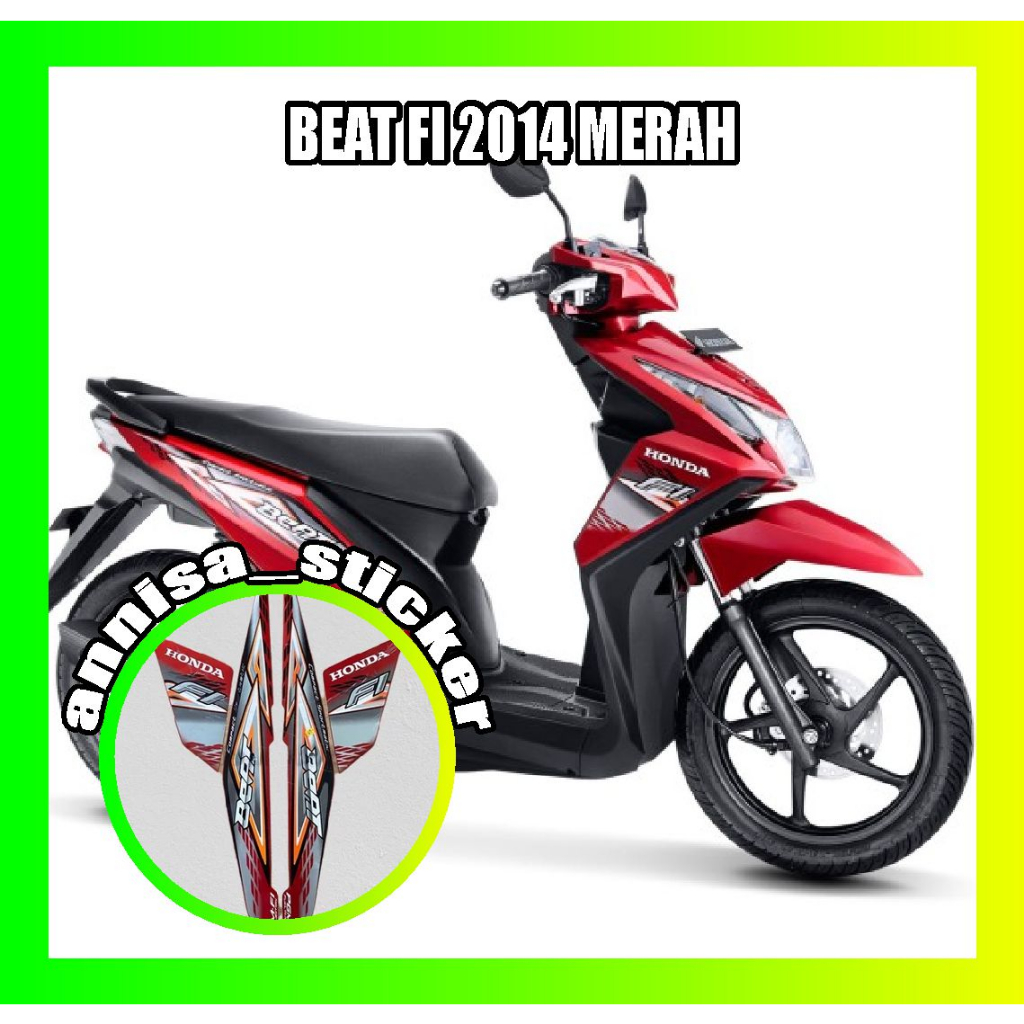 striping lis beat fi 2014 merah