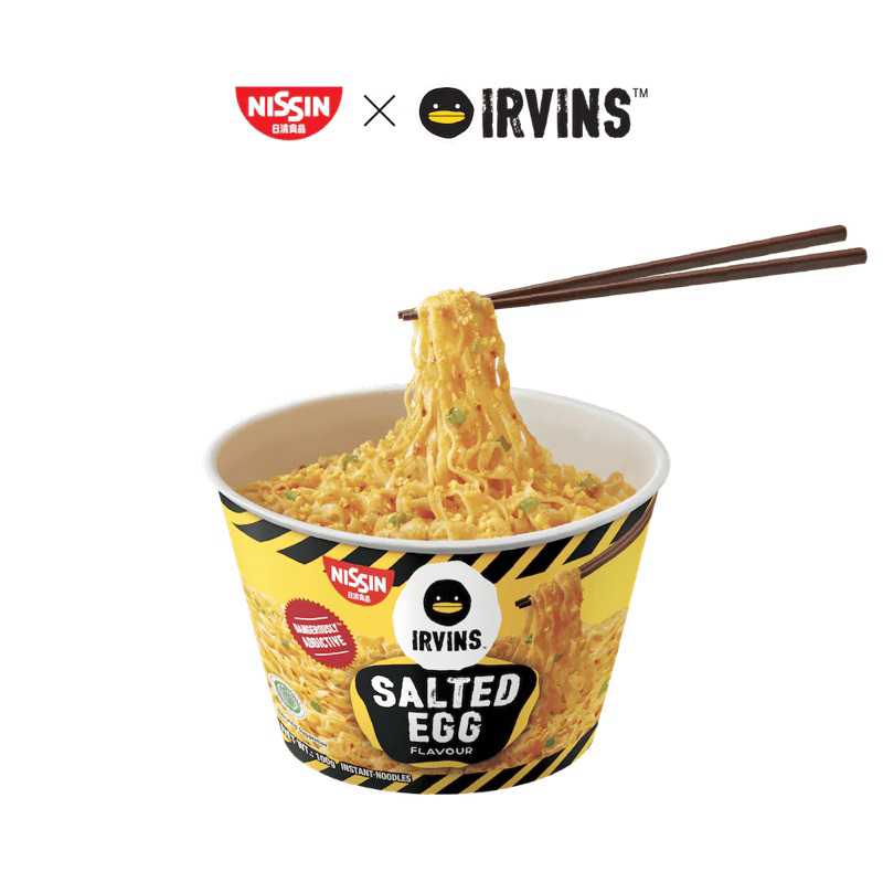 

NISSIN X IRVINS SALTED EGG ORIGINAL INSTANT NOODLE BOWL