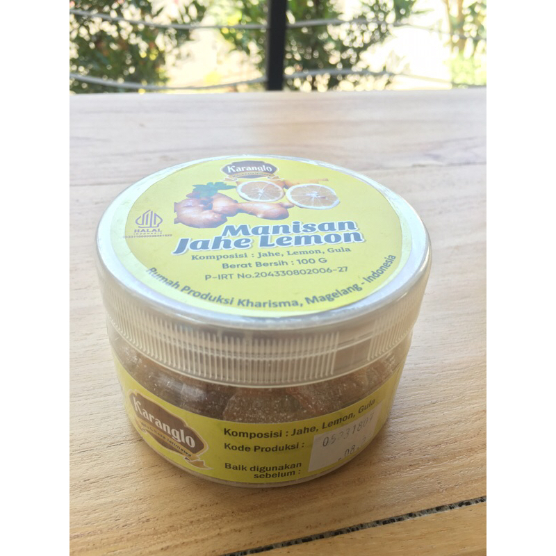 

Manisan Jahe Lemon