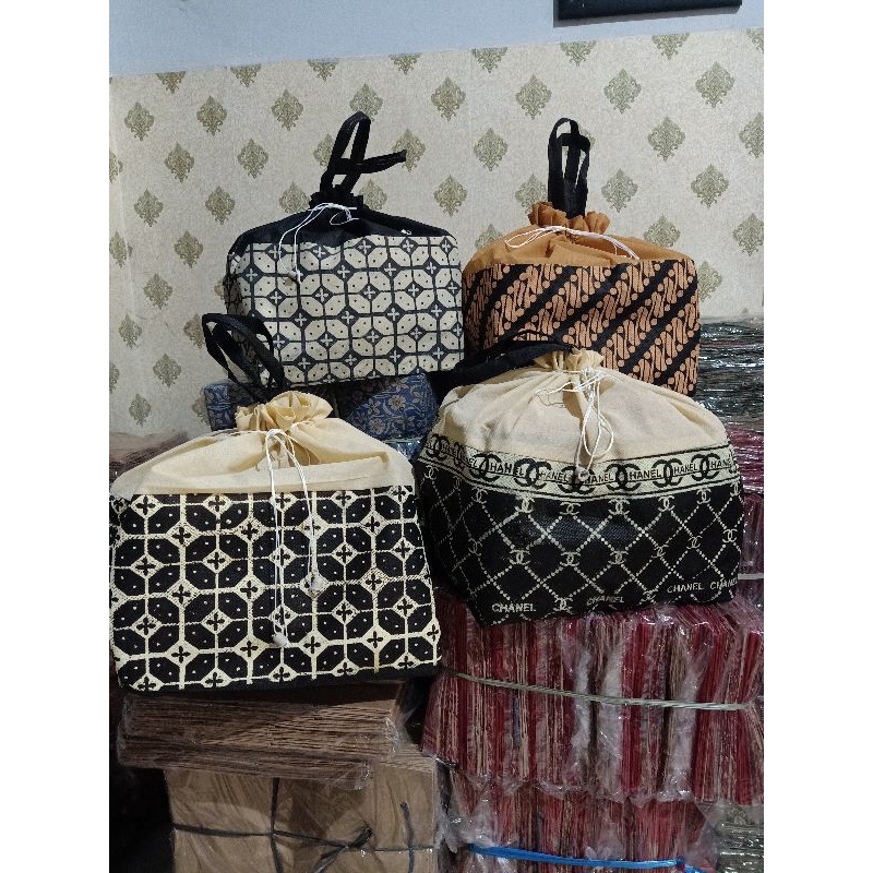 tas hajatan serut motif batik terbaru