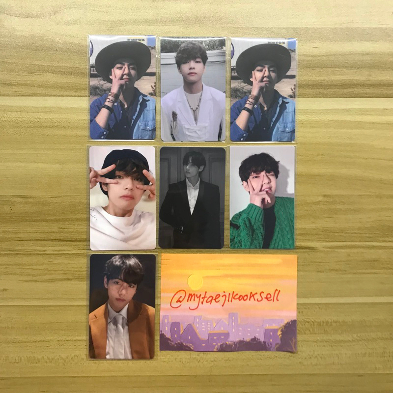 BTS TAEHYUNG PHOTOCARD PC TAE V LUCKY DRAW LD BUTTER M2U PWS PSW POWERSTATION MUSTER 5th THE JOURNEY