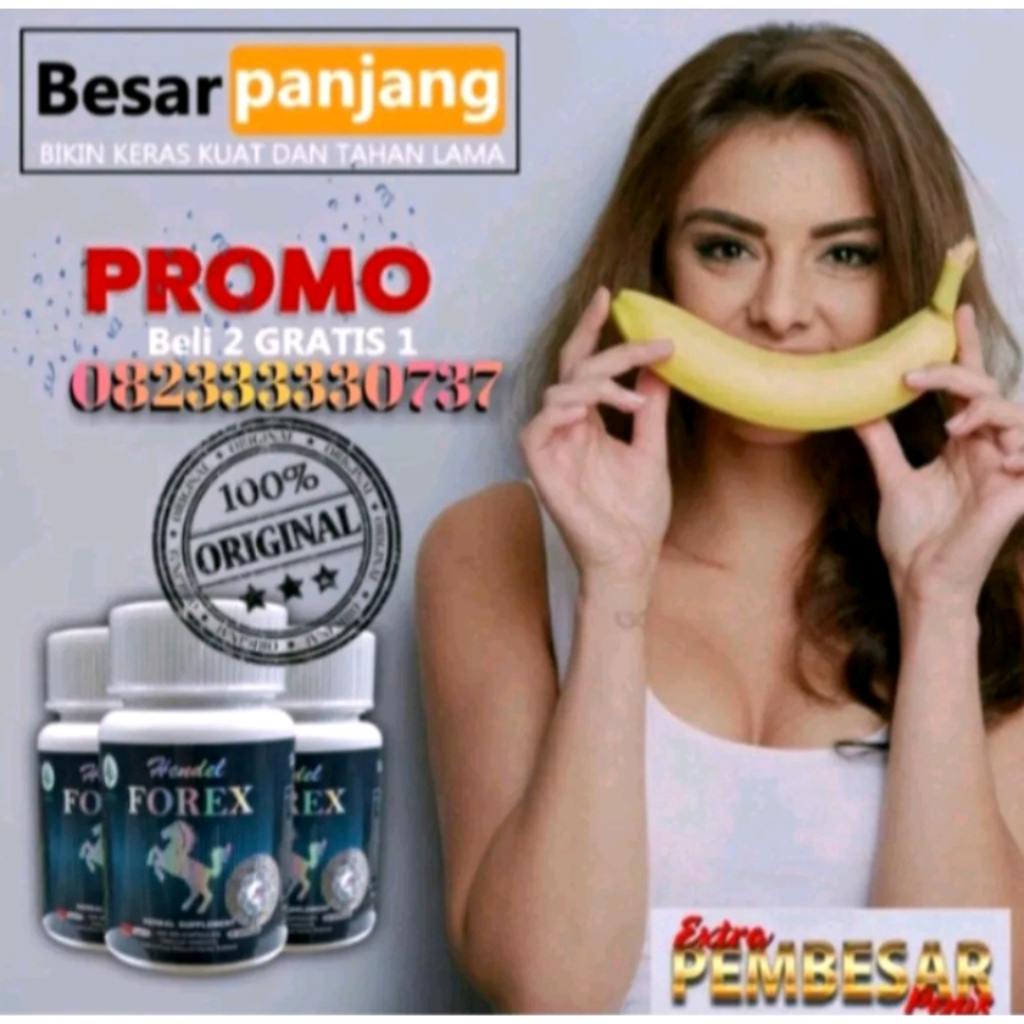 Hendel Forex Gold Kapsul Asli Original Stamina Pria Dewasa Besar Kuat Tahan Lama Murah Pembesar Mr P