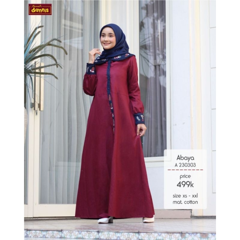 Abaya Dannis A230303/abaya dannis dewasa