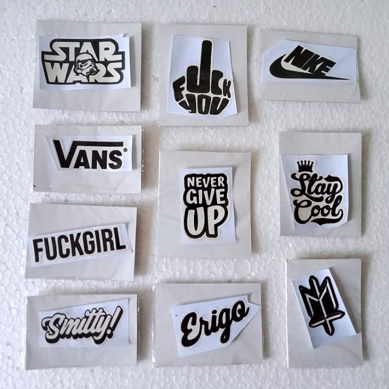 

Sticker Acak Kata Kata untuk Laptop Case Tumbler