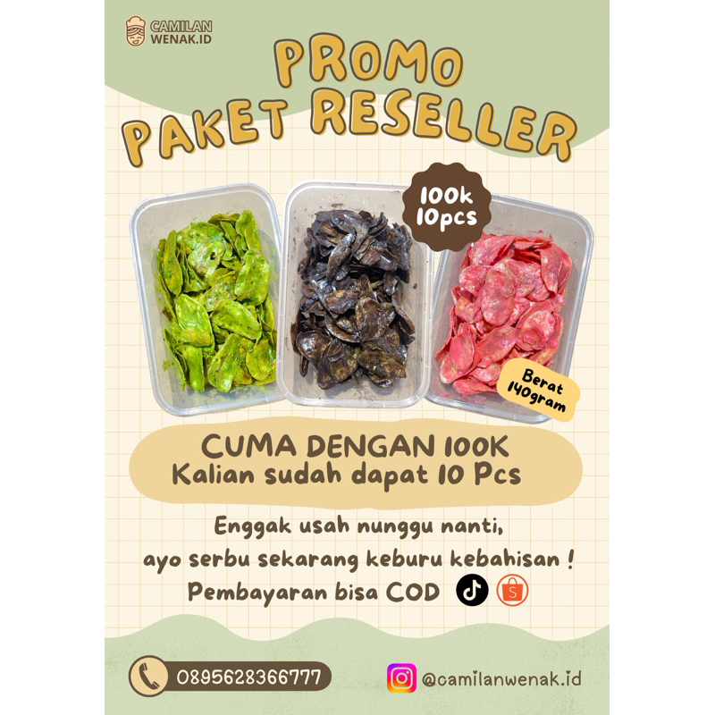 

Paket Usaha Keripik Pisang Lumer