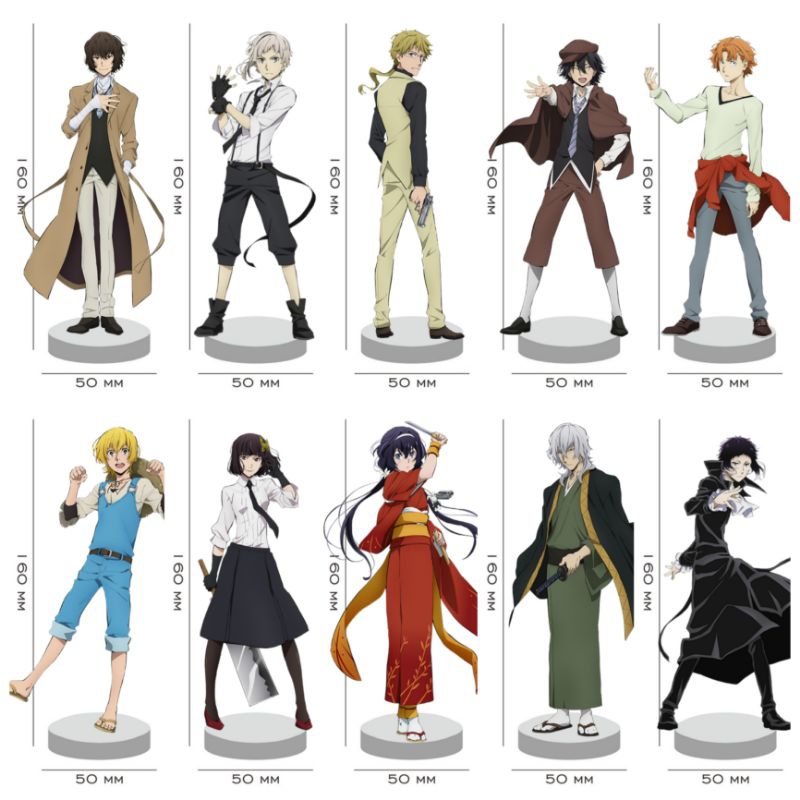 FIGURE AKRILIK ANIME BUNGOU STRAY DOGS/STANDEE FIGURE AKRILIK BUNGOU STRAY DOGS DAZAI OSAMU