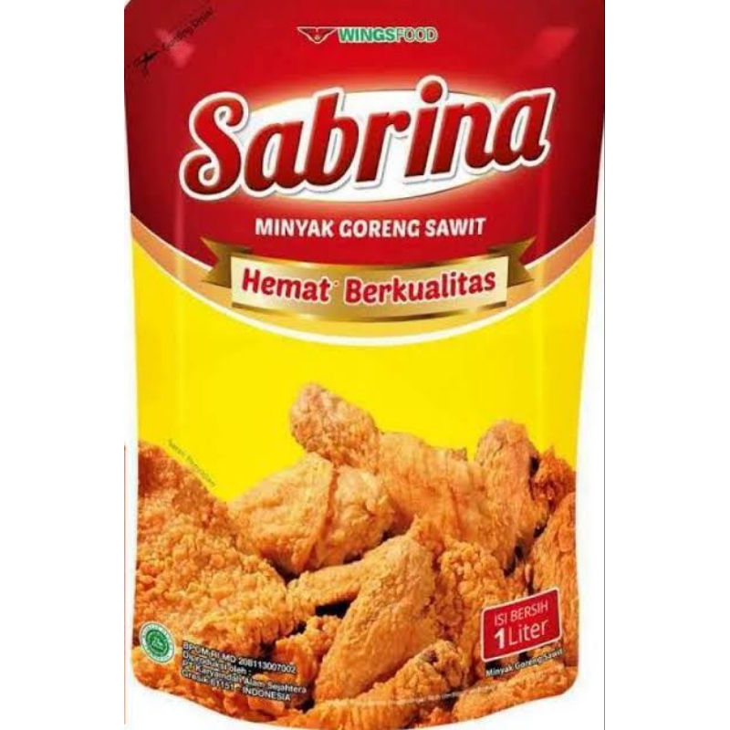 

Minyak Goreng SABRINA 1Liter