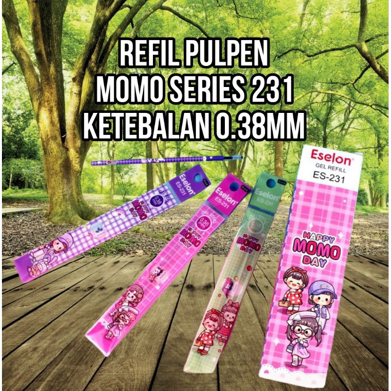 

Isi Pulpen Gel Momo Series Fancy / Refill Pulpen Eselon 231