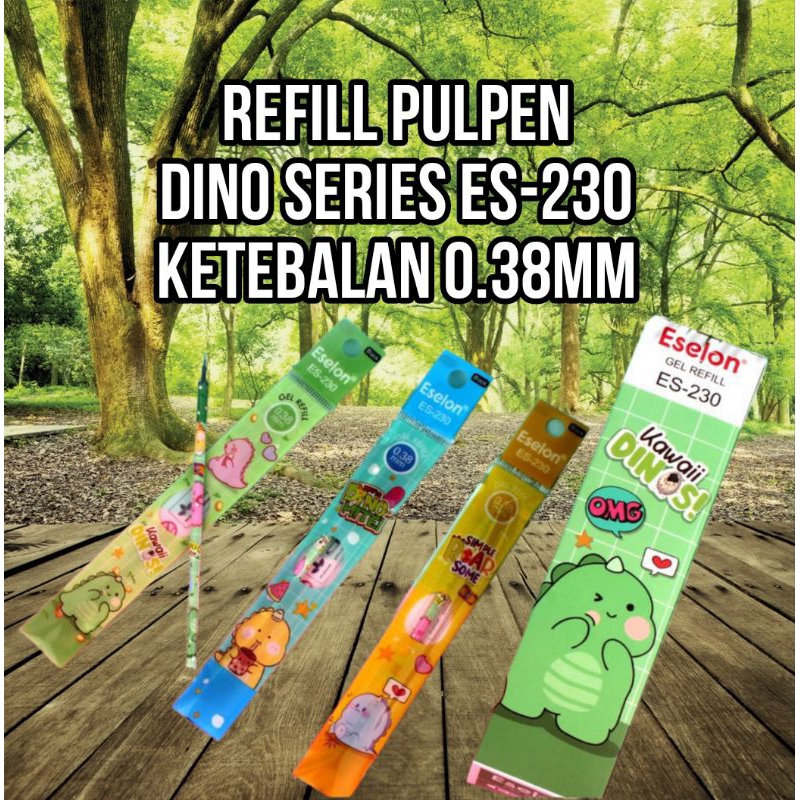 

Isi Pulpen Gel Dino Series Fancy / Refill Pulpen Eselon 230