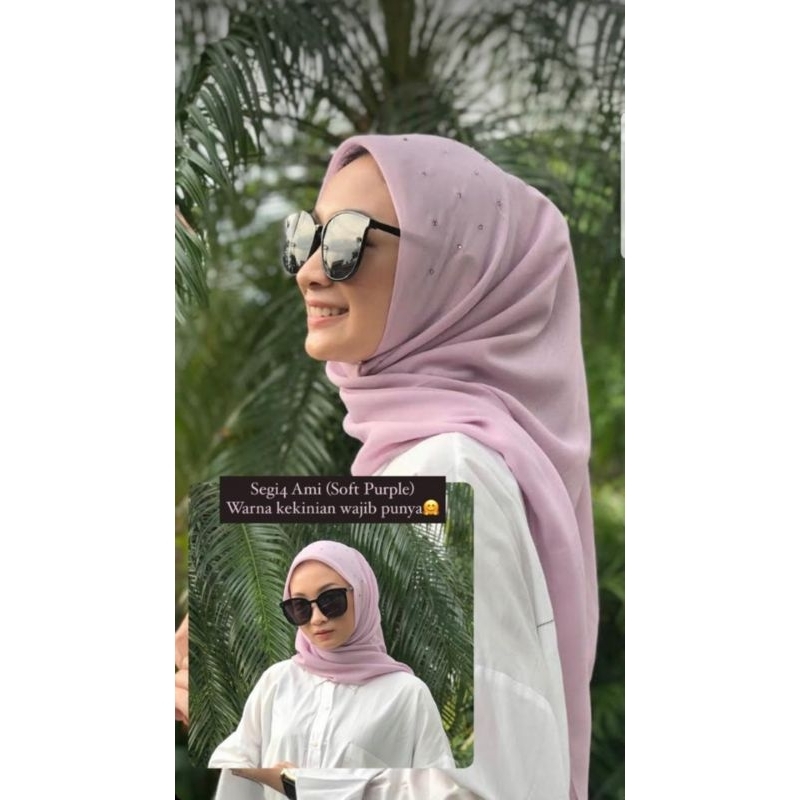 BELLA SQUARE LC PAYET TABUR SEGI EMPAT POLLYCATTON PAYET HIJAB BELLA SQUARE LASER CUT PAYET TABUR