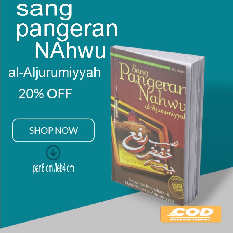 

kitab / buku sang pangeran nahwu soft cover besar