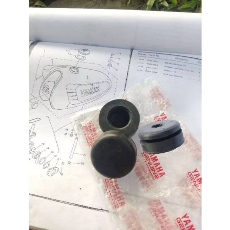 Karet Damper Tangki DT100 DT125 Ganjal Tengki Kencang Tidak Goyang Di Rangka Rapat Dan Aman Gastank 