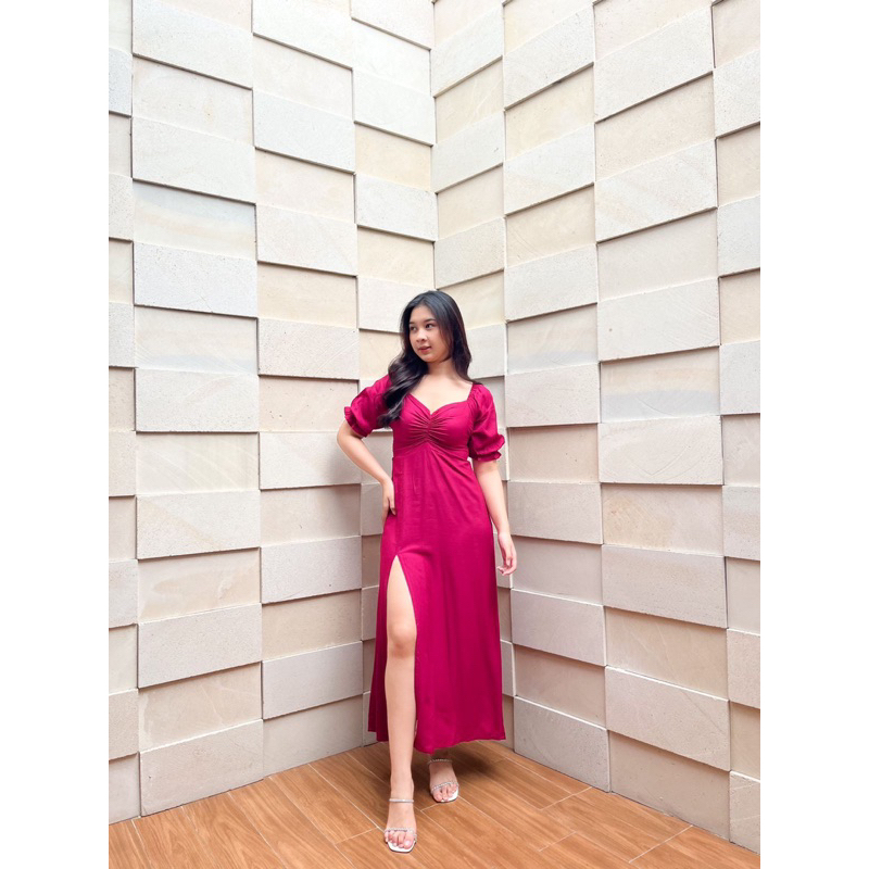 YUMA SLIT LONG DRESS