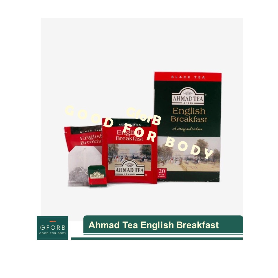 

SACHET English Breakfast Black Tea Ahmad Tea London Teh Hitam Diet Sehat