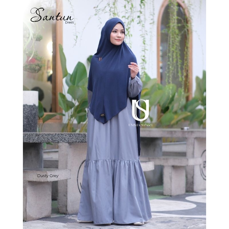 SANTUN DRESS UMMA SYARI | GAMIS POLOS TOYOBO FODU