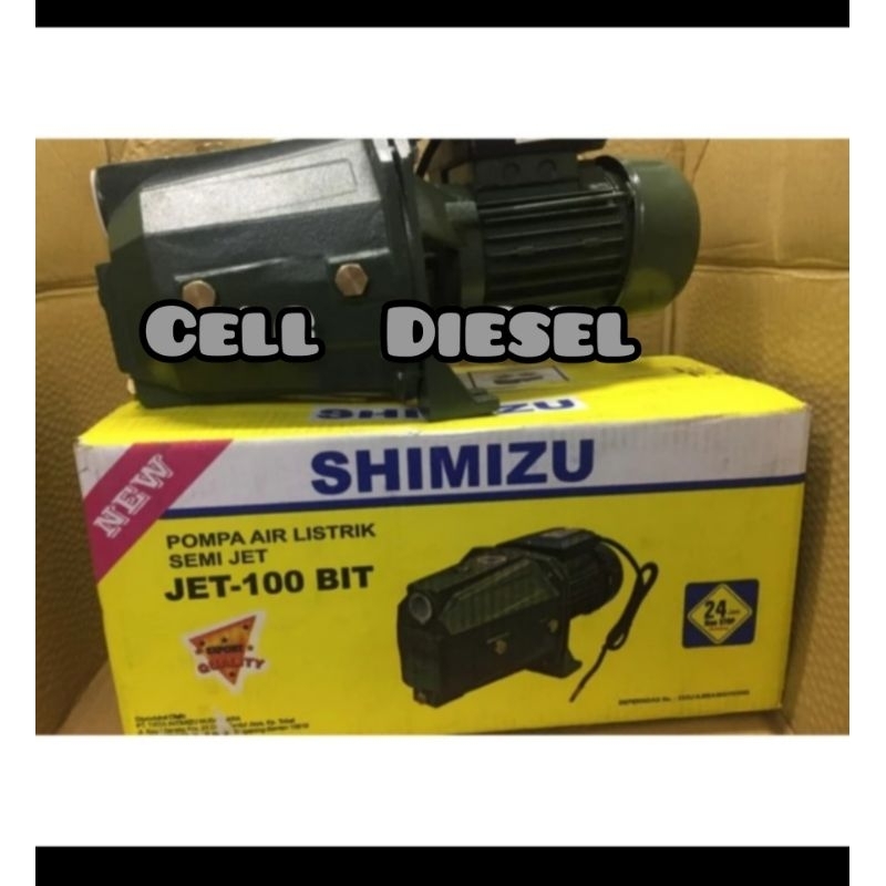 pompa Shimizu Jet-100 Bit (pompa air sumur ,  semi jet-pump)