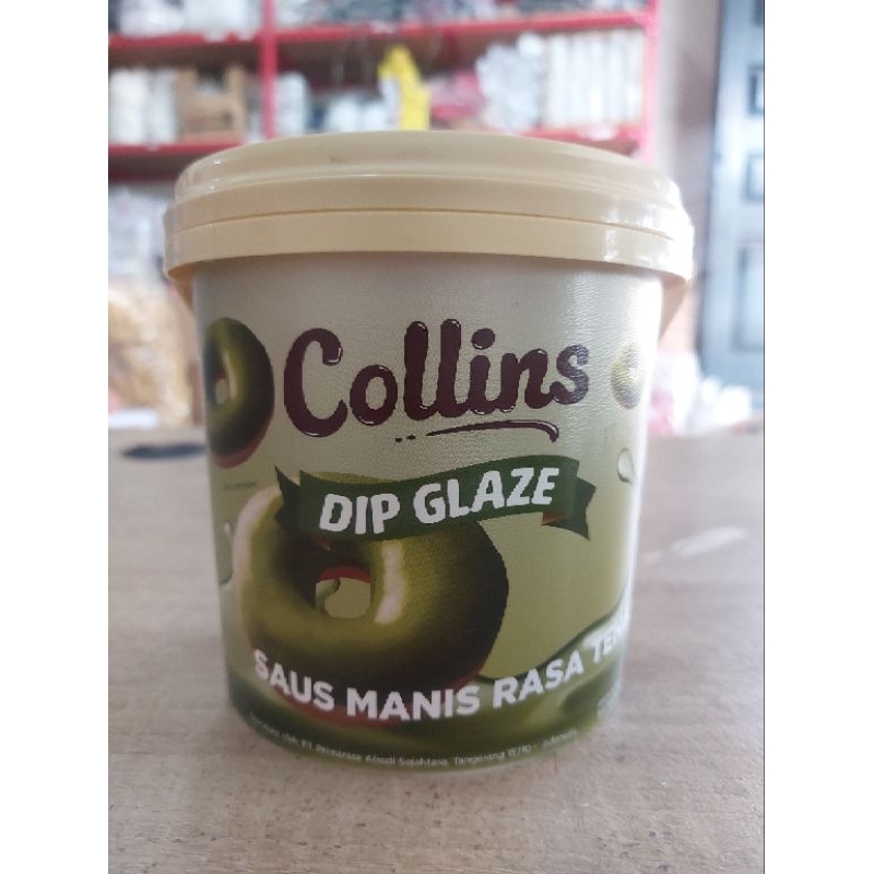 

Collins Dip Glaze Greentea/Glaze Collins Teh Hijau/Collin/Dip Glaze 1 Kg