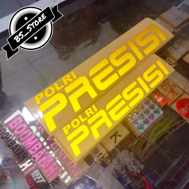 Sticker Polisi CUTTING POLRI PRESISI BESAR