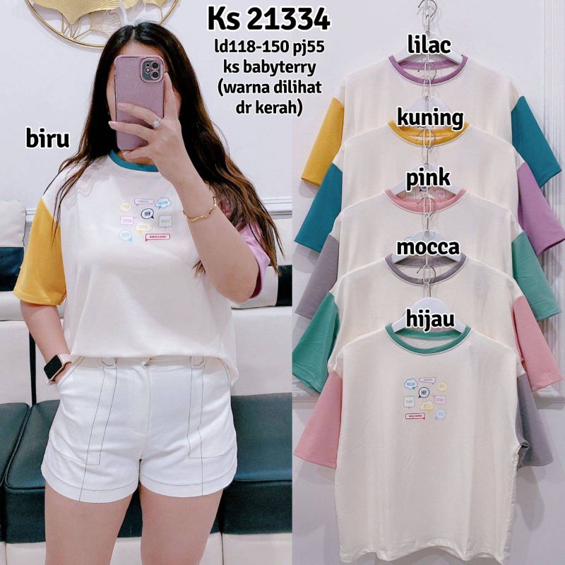 Ks 21334 Ks babyterry (liat warna dari kerah) 55