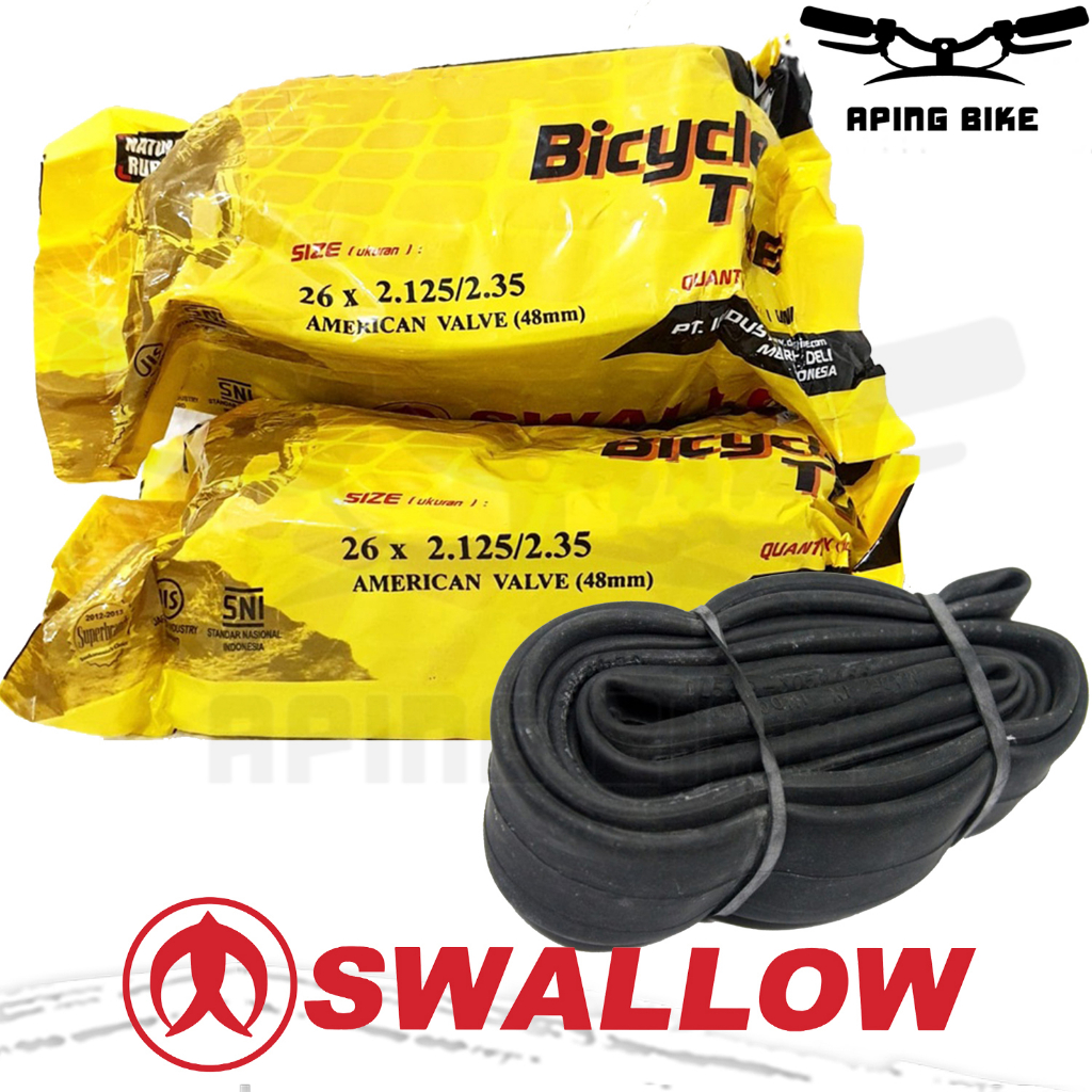 Ban Dalam Swallow 26 x 2125 / 235 AV 48mm Pentil Panjang Ban Dalam MTB