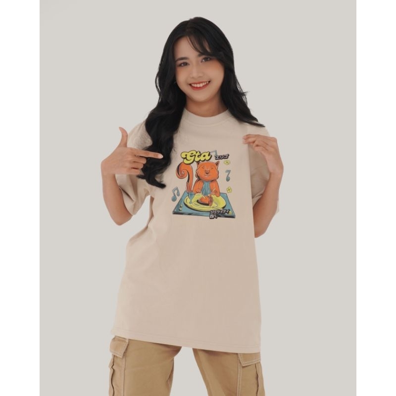 ERIGO X JKT48 GITA | Emoji Fortune Tokyo | Oversized | Almond Milk