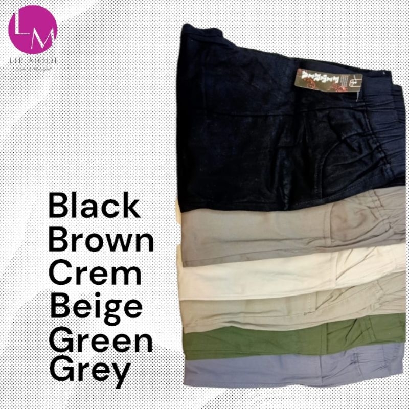 Celana Panjang Wanita Katun Twill Celana Kantor