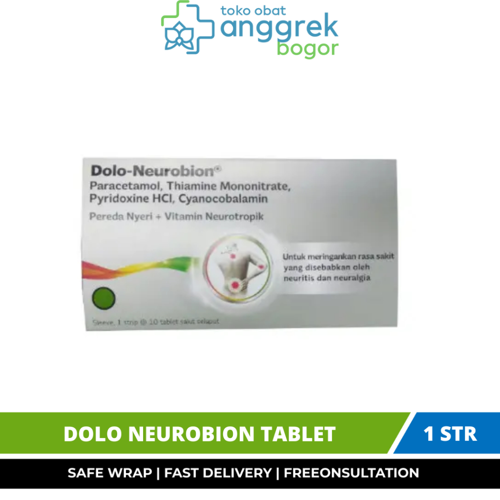 DOLO NEUROBION TABLET/OBAT NYERI DAN VITAMIN NEUROTROPIK