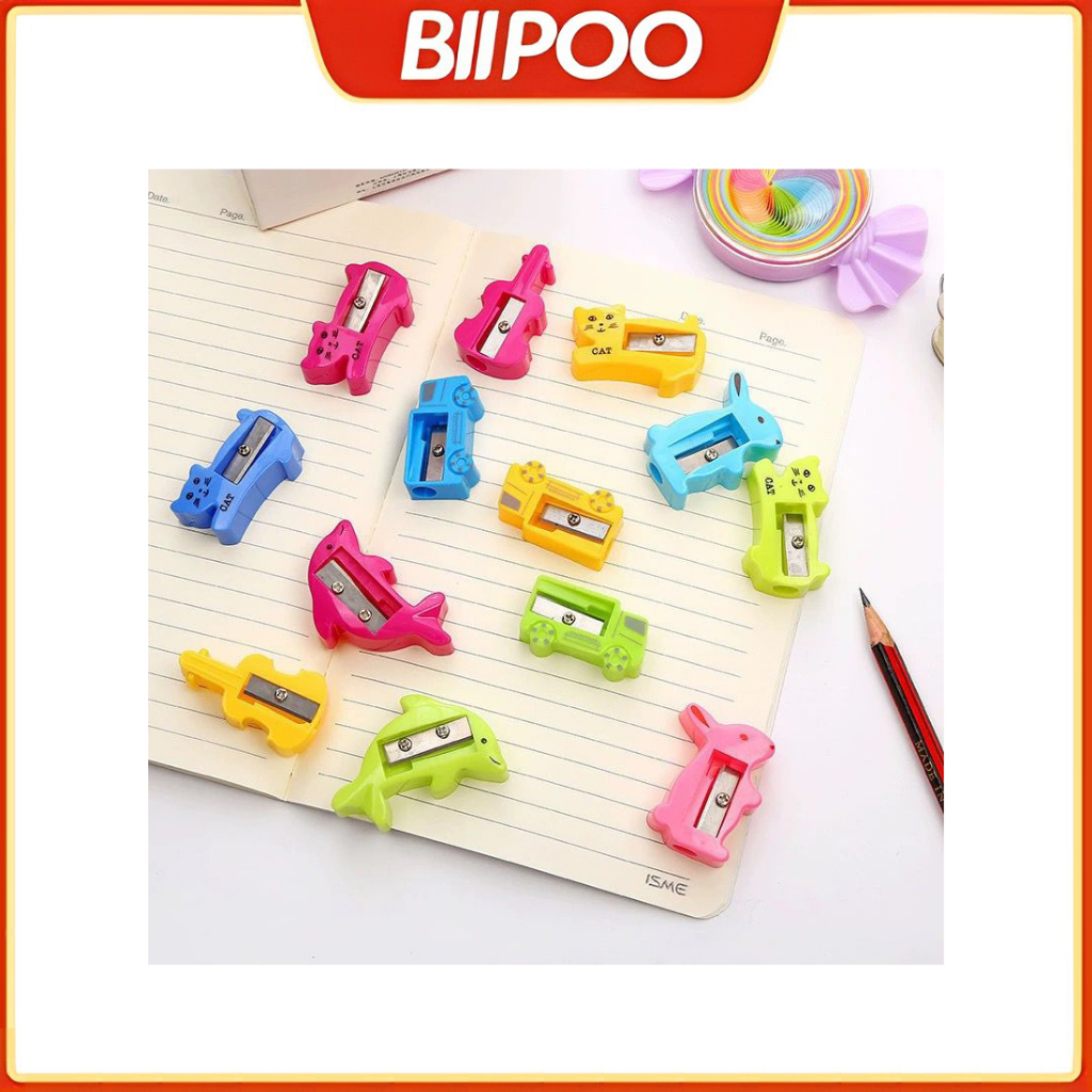 

BIIPOO Rautan Karakter/Peraut Pensil Serutan/Pencil Sharpener