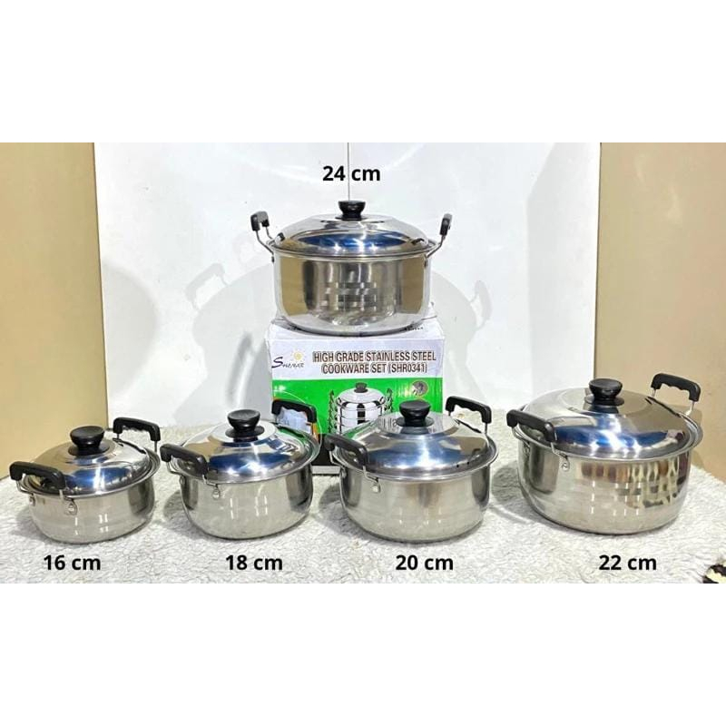 Panci Set Aluminium 16 18 20 22 24  cm  Panci Jawa  Panci Kuah Sayur Sop Panci Masak Air
