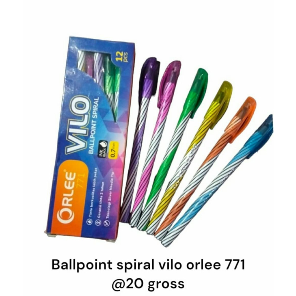 

Bolpoin / bolpen / pulpen Spiral vilo orlee 771