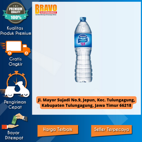 

Bravo Supermarket Tulungagung - Air Mineral Nestle Pure Life 1500mL