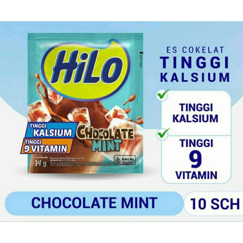 

hilo coklat mint 10 sachet