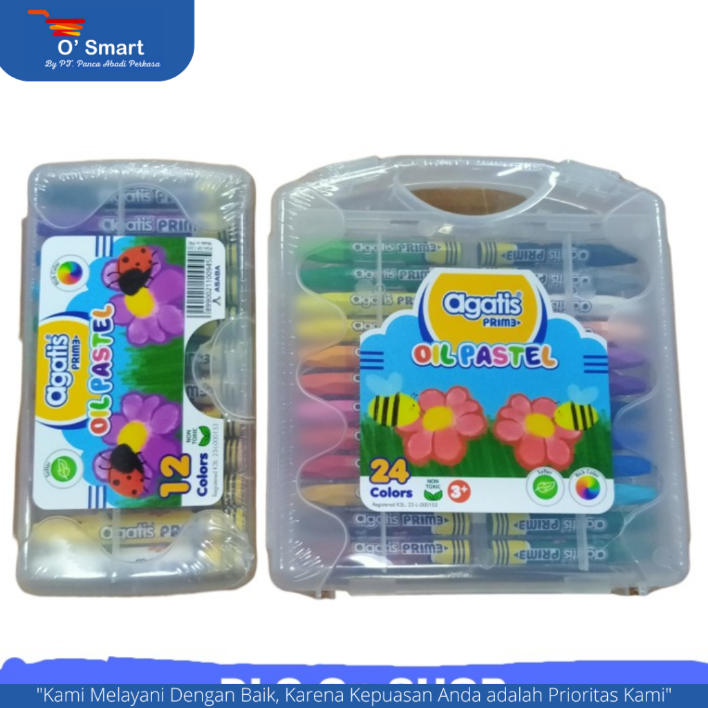 

OIL PASTEL AGATIS 12 & 24 WARNA