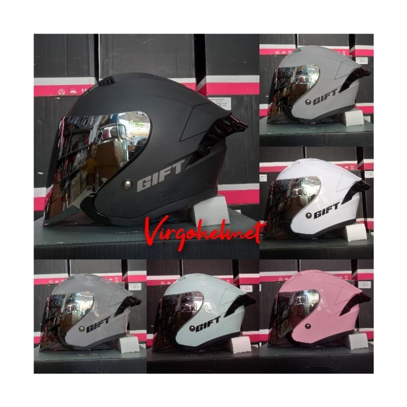 GIFT SARGON SOLID VISOR SILVER PAKET GANTENG