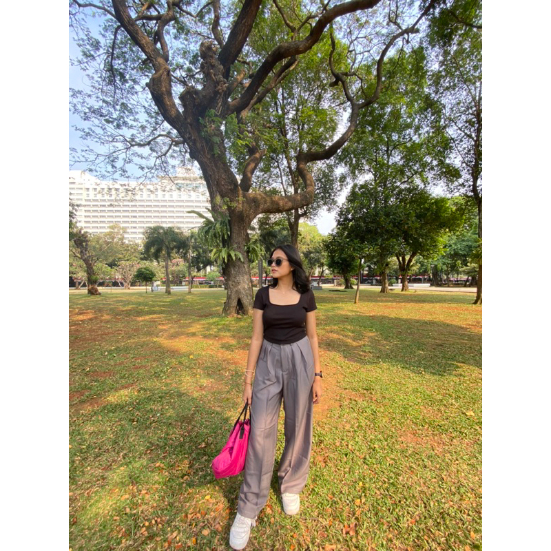 Celia Wear Loose Pants Wanita Celana Kulot Wanita Celana Kantor Wanita Celana Panjang Casual Wanita 