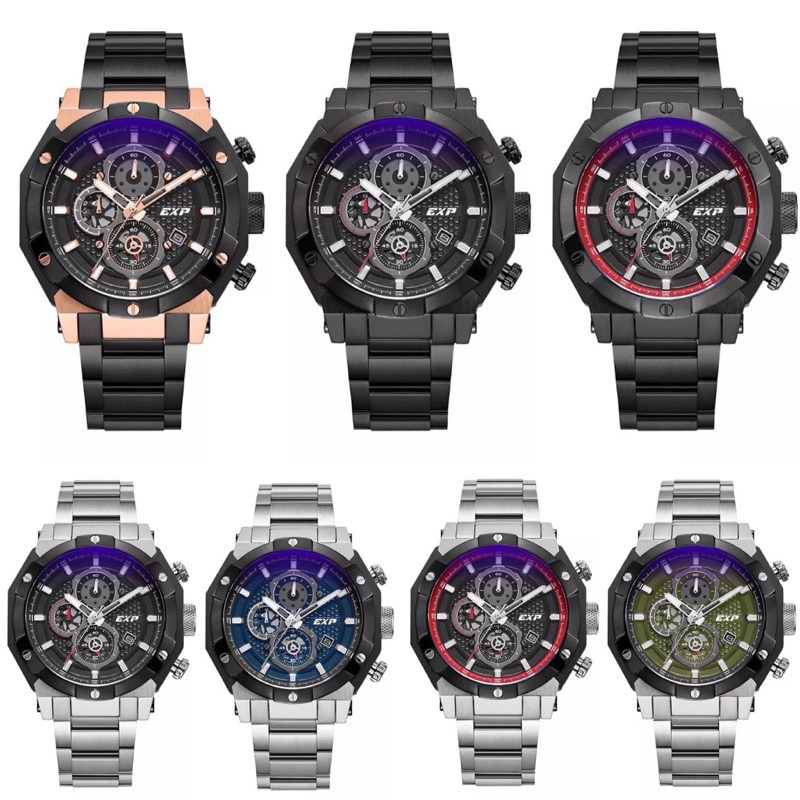 JAM TANGAN PRIA EXPEDITION EXP 6385 E6385 RANTAI ORIGINAL