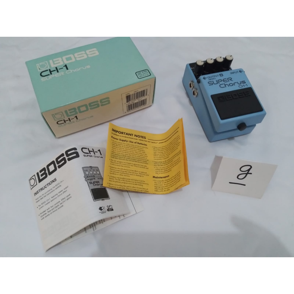 Efek Stompbox Boss Super Chorus CH 1