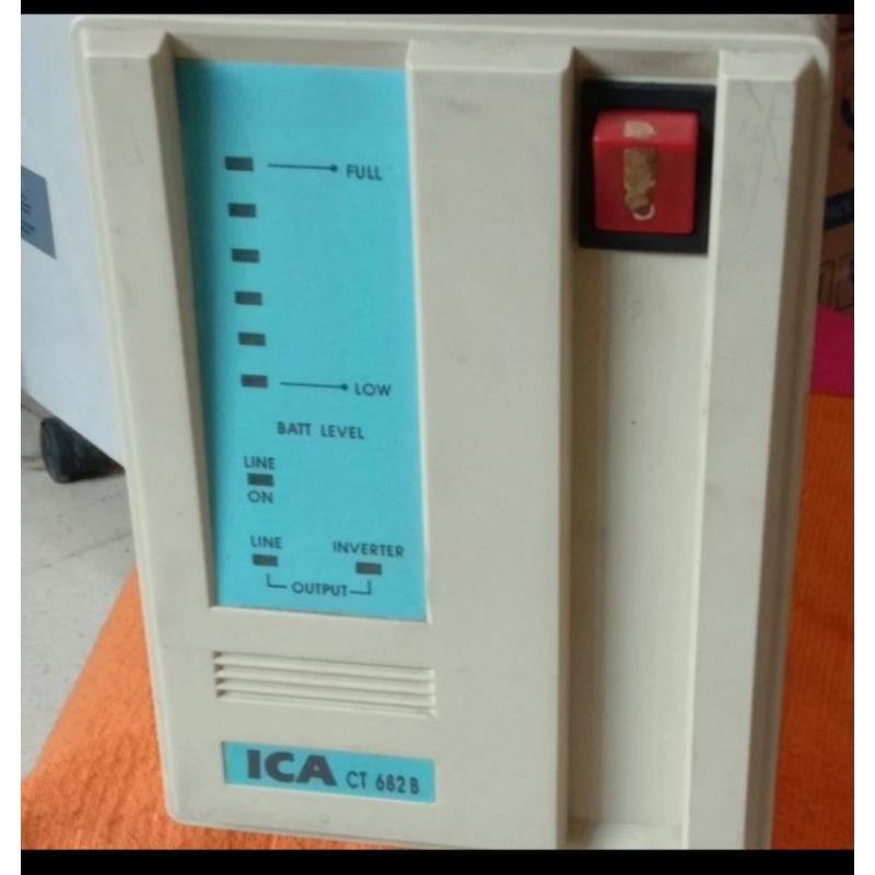 UPS Bekas, UPS ICA CT682B 1200va/600w, UPS 1200va, TANPA Baterai