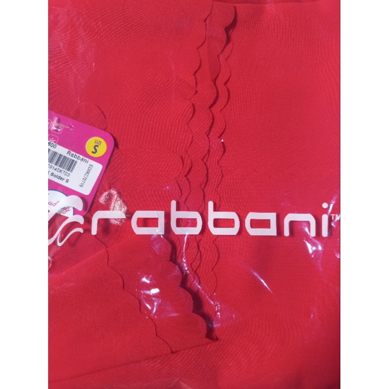 Jilbab Rabbani Segi empat ORI ZAHIRA SOLDER S