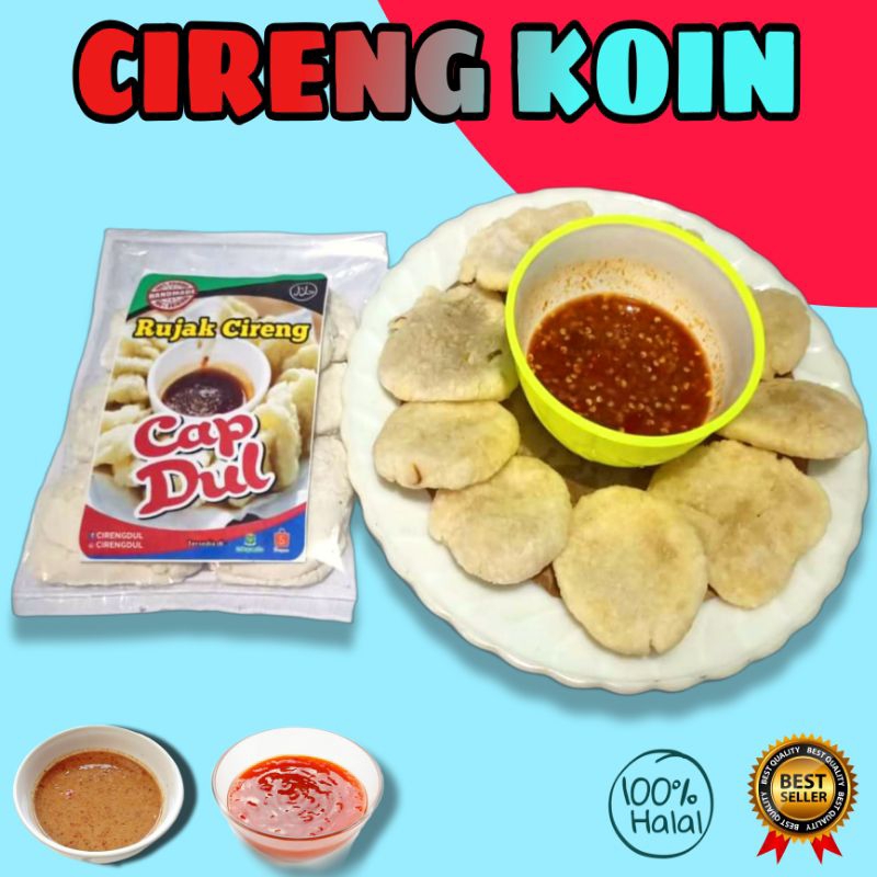 

Cireng bumbu rujak,bakso,saus cap dul