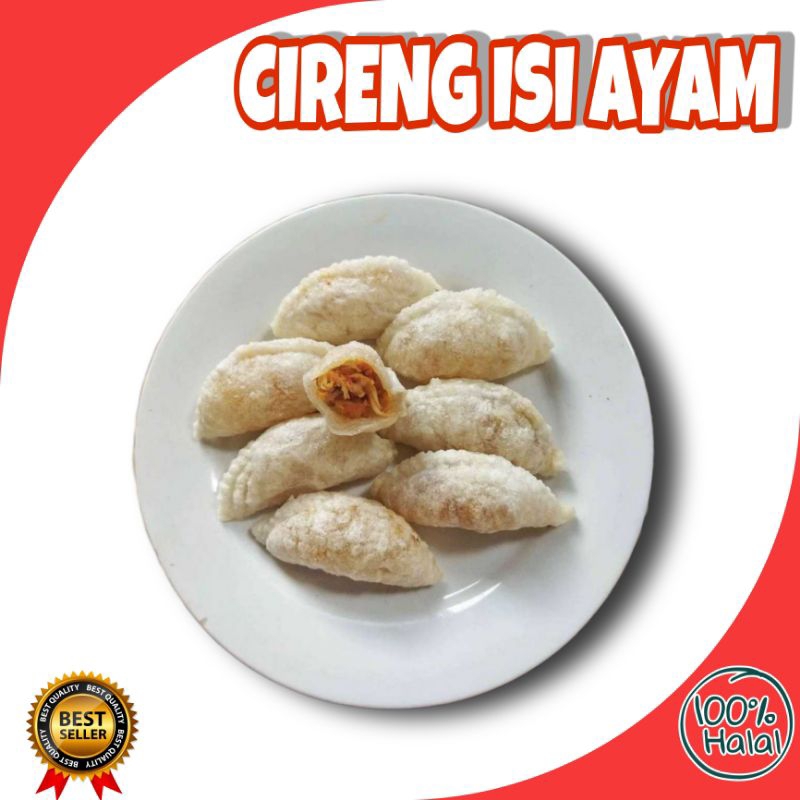 

Cireng isi ayam pedas cap dul
