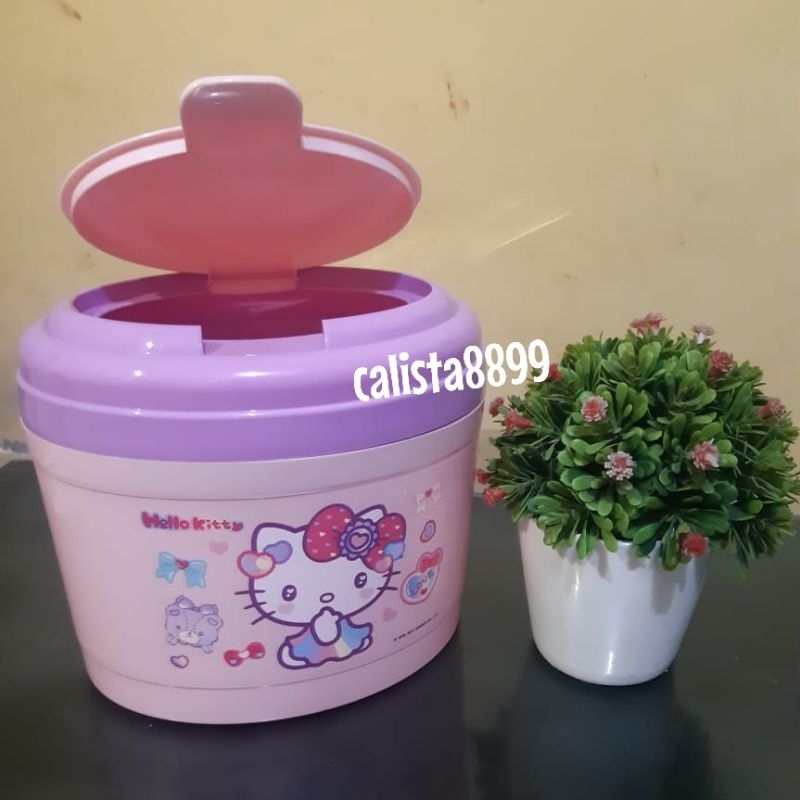tempat sampah mini kitty hello kitty , tempat sampah kitty