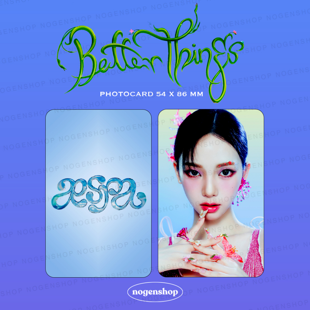 [UNOFFICIAL/FANMADE] PHOTOCARD PC ÆSPA AESPA BETTER THINGS