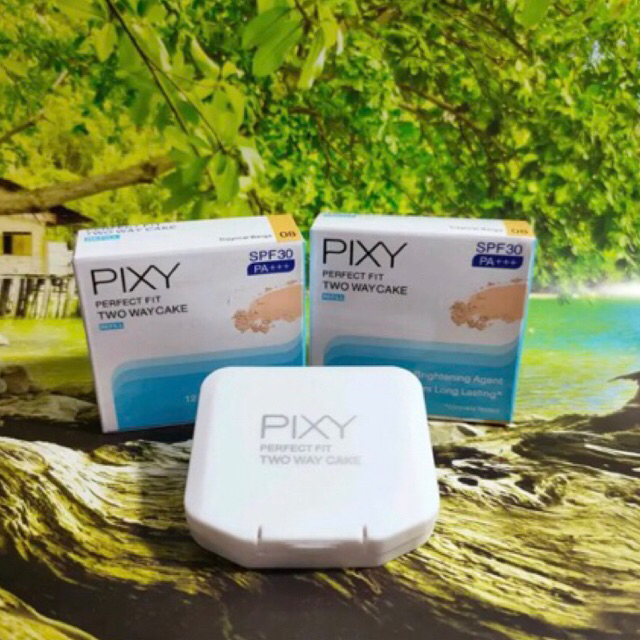 Bedak padat PIXY perfect fit TWO WAY CAKE SPF 30pa+++