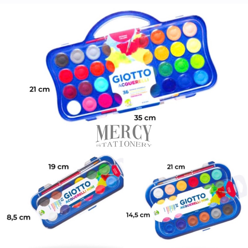 

Cat Air Giotto Watercolor Blocks 12 Warna 24 Warna 36 Warna