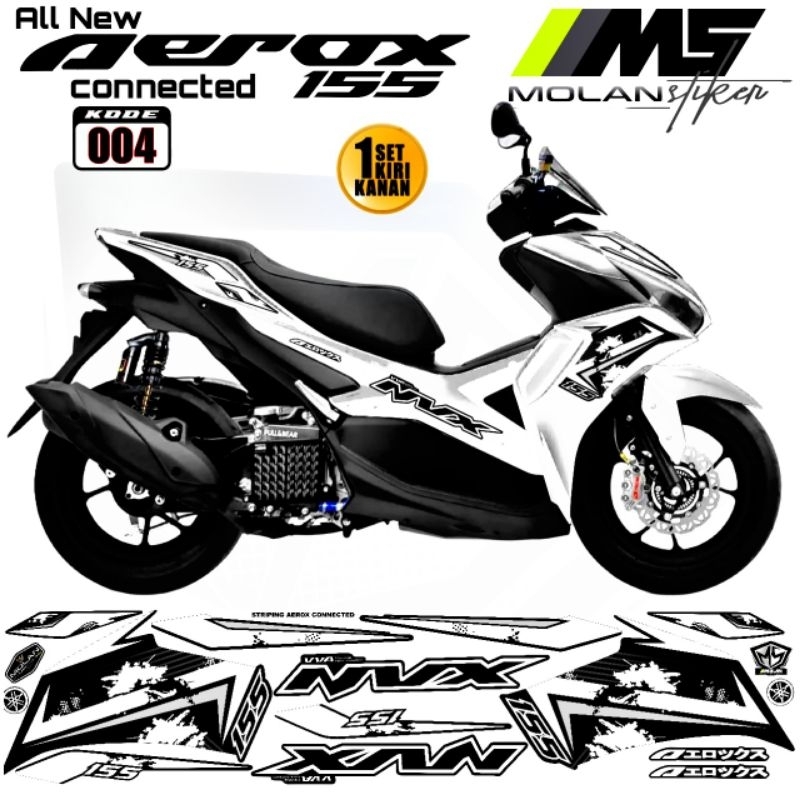 Decal Sticker Striping Variasi Aerox New NVX 155 All New Aerox 155 Connected Aerox 155 Vva Aerox New