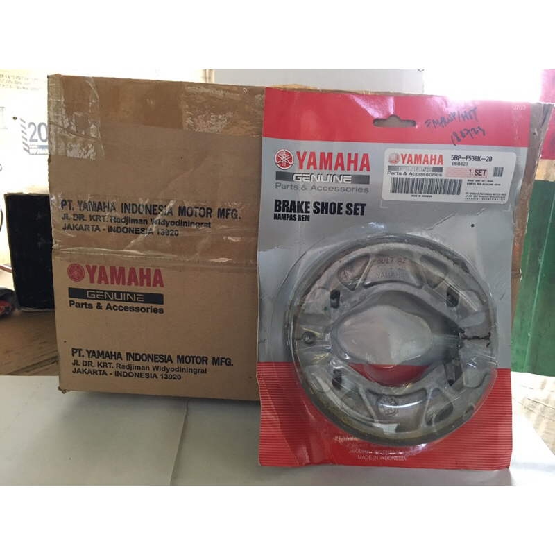 KANVAS REM BELAKNG YAMAHA ASLI 100% 5BP-F530K-00 SCORPIO,RXKING,AEROX,LEXI DLL