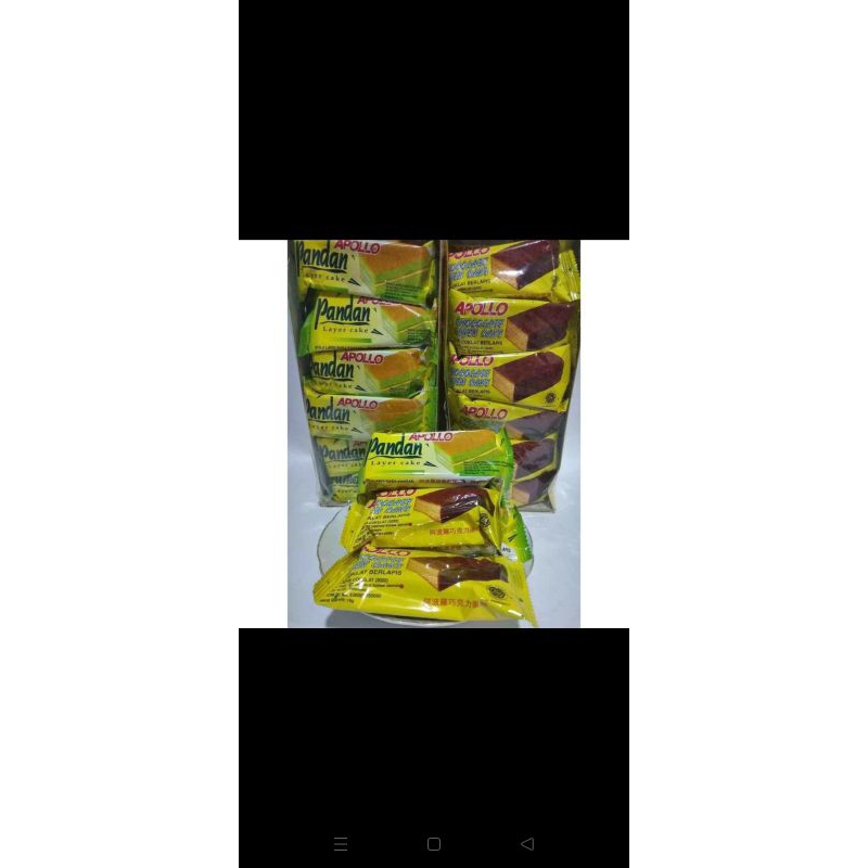 

kue Apollo pndan dan coklat isi 24pcs