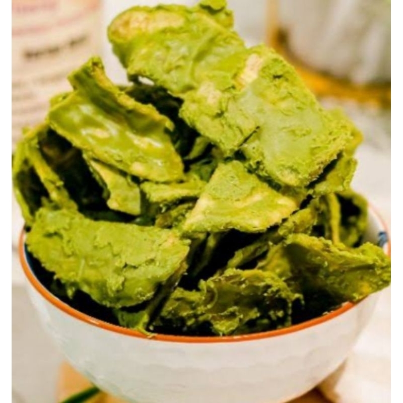 

keripik pisang lumer rasa greentea