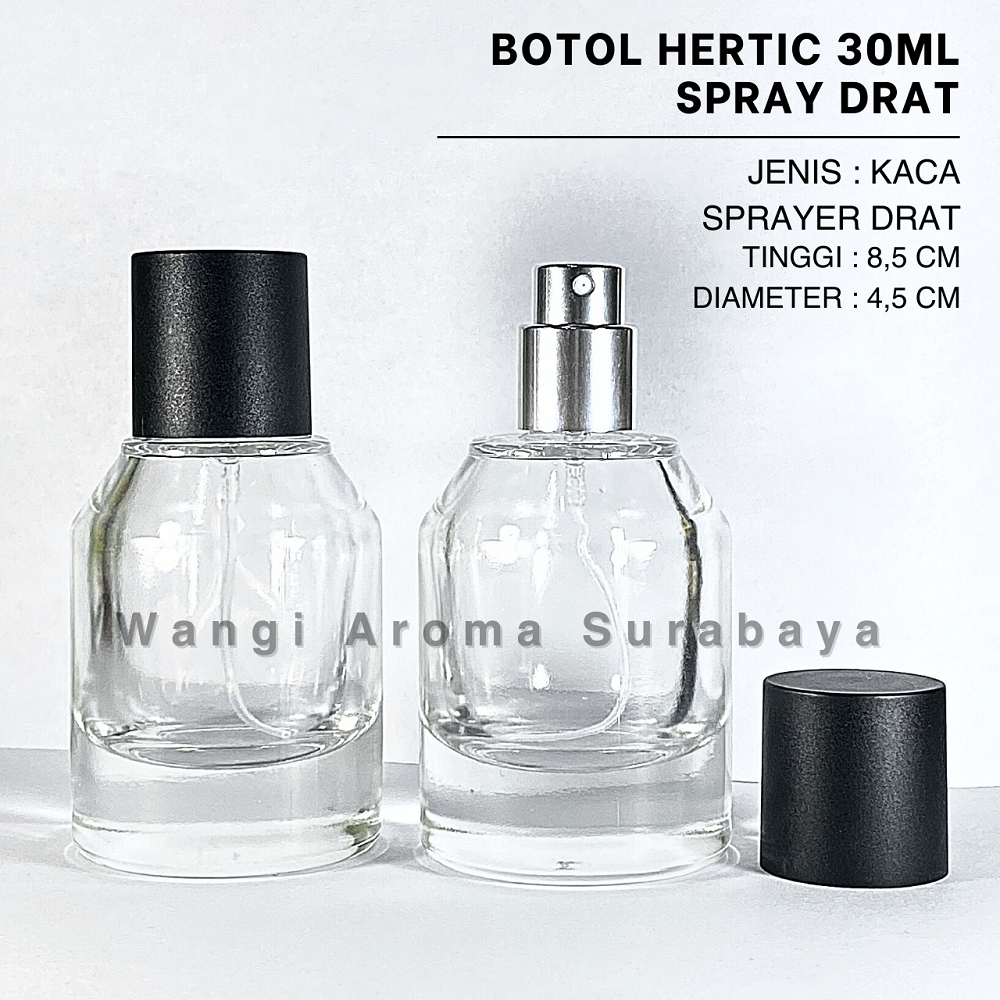 Botol Parfum Hertic 30ML Spray Drat - Botol Parfum Hertic Drat - Botol Parfum 30ML
